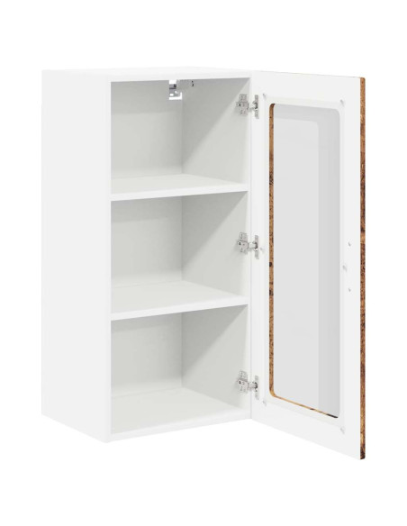 Pensile cucina con porta 2 pcs Legno vecchio 40 x 31 x 80 cm