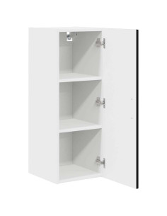 Pensile cucina 2 pcs Nero 30 x 31 x 80 cm Legno multistrato