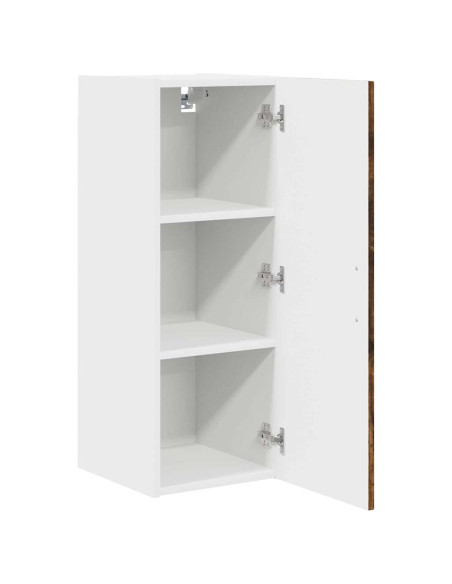 Pensile cucina con porta 2 pcs Rovere fumé 30 x 31 x 80 cm