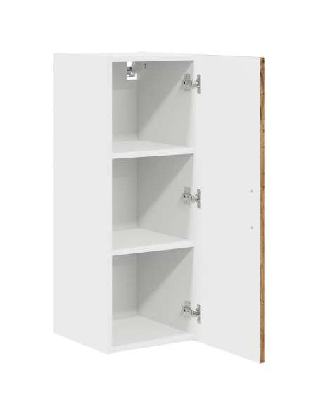 Pensile cucina con porta 2 pcs Legno vecchio 30 x 31 x 80 cm