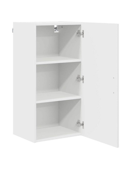 Pensile cucina Bianco Lucido 40 x 31 x 80 cm Legno multistrato