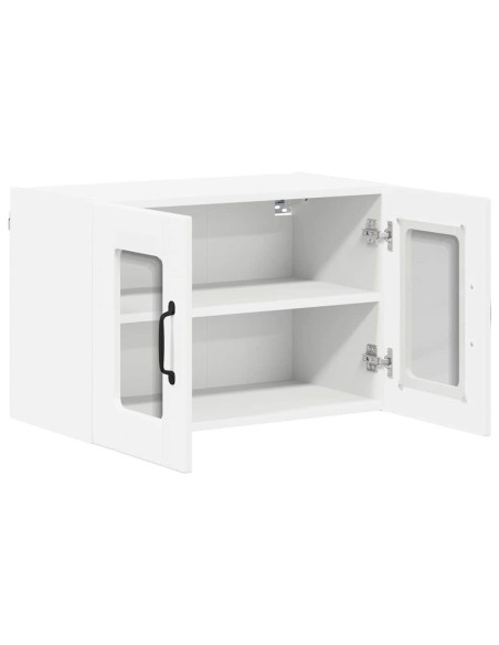 Pensile cucina 2 pcs Bianco 60 x 31 x 40 cm Legno multistrato