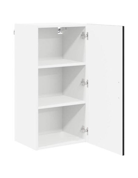 Pensile cucina Nero 40 x 31 x 80 cm Legno multistrato