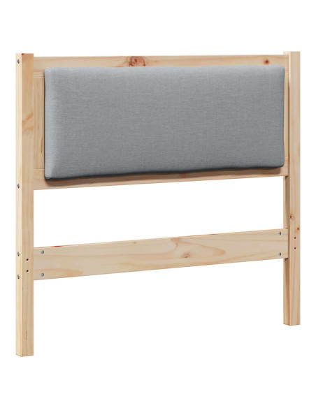 Testiera Altro Marrone 90 cm Legno di pino massello