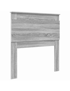 Testiera con testiera Grigio Sonoma 75 cm Legno multistrato