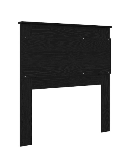 Testiera con testiera Rovere Nero 80 cm Legno multistrato