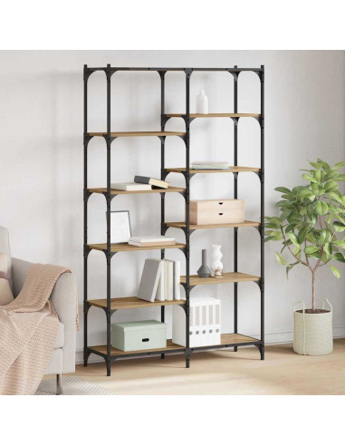 Libreria rovere artigianale 100 x 32 x 170 cm Legno multistrato