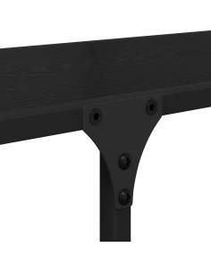 Libreria Rovere nero 100 x 32 x 170 cm Legno multistrato 2