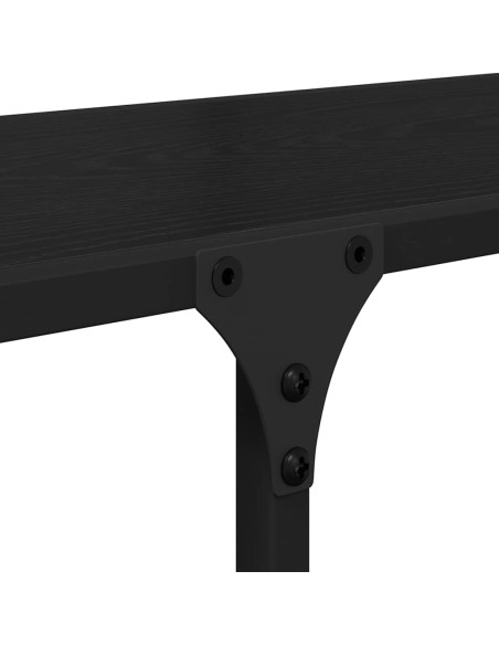 Libreria Rovere nero 100 x 32 x 170 cm Legno multistrato