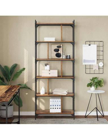 Libreria Legno vecchio 76 x 32 x 192 cm Legno multistrato