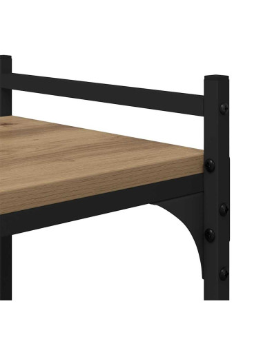 Libreria rovere artigianale 76 x 32 x 192 cm Legno multistrato