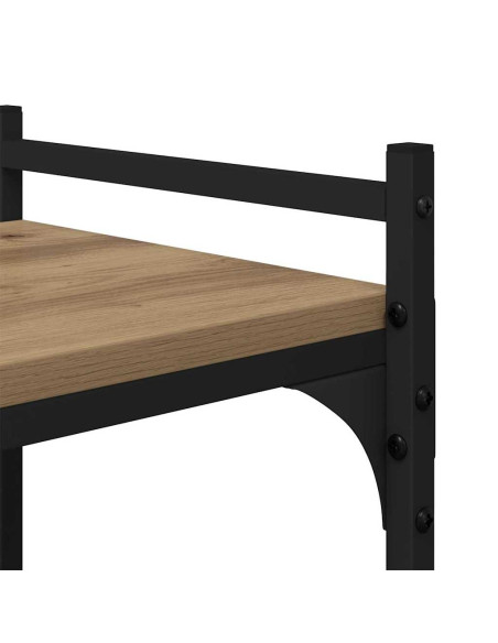 Libreria rovere artigianale 76 x 32 x 192 cm Legno multistrato