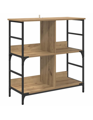 Libreria rovere artigianale 78.5 x 33 x 82 cm Legno multistrato