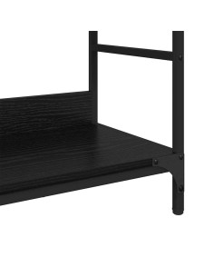 Libreria Rovere nero 78.5 x 33 x 82 cm Legno multistrato 2