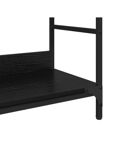 Libreria Rovere nero 78.5 x 33 x 82 cm Legno multistrato