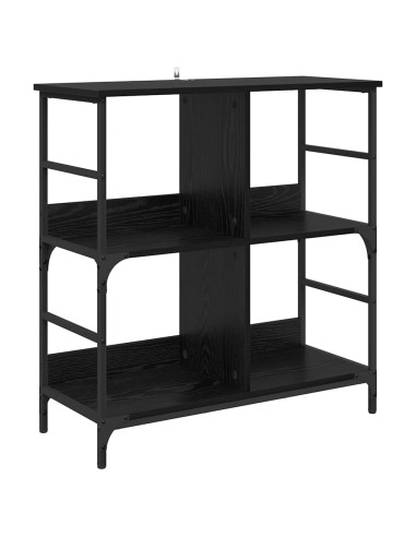 Libreria Rovere nero 78.5 x 33 x 82 cm Legno multistrato