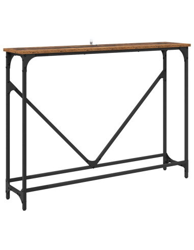 Tavolo consolle Legno vecchio 102 x 22.5 x 75 cm