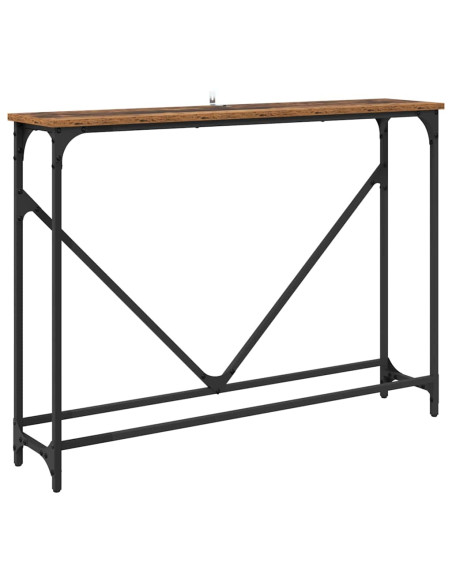 Tavolo consolle Legno vecchio 102 x 22.5 x 75 cm