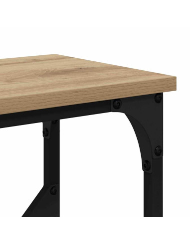 Tavolo consolle rovere artigianale 102 x 22.5 x 75 cm