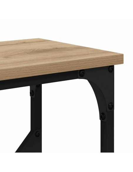 Tavolo consolle rovere artigianale 102 x 22.5 x 75 cm