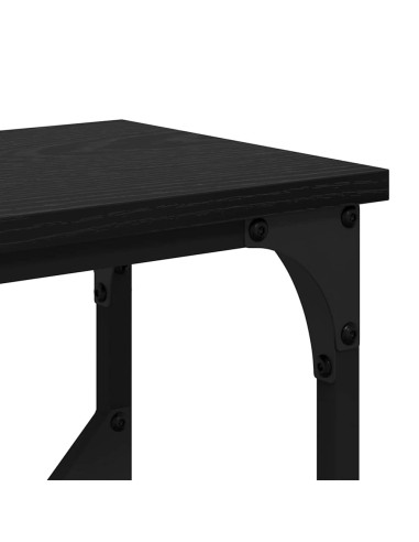 Tavolo consolle Rovere nero 102 x 22.5 x 75 cm