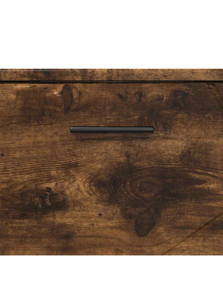 Set di mobili per il bagno 3 pcs Rovere fumo 76.5 x 35 x 64 cm