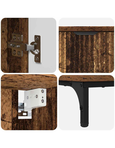 Set di mobili per il bagno con cassetto con porta Legno vecchio