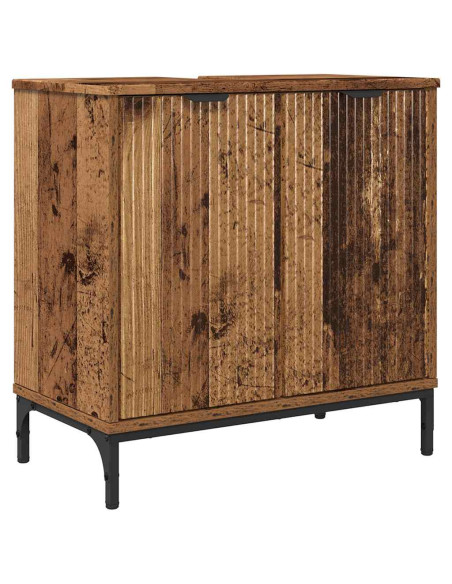 Set di mobili per il bagno con cassetto con porta Legno vecchio