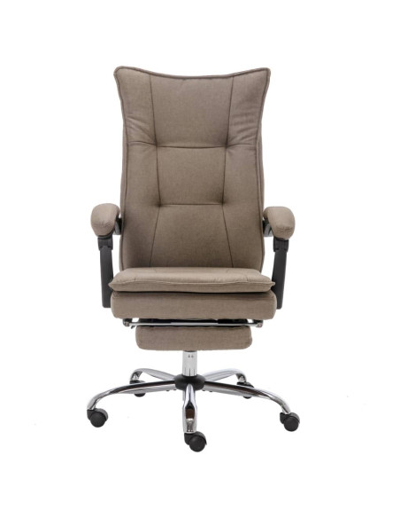 Sedia da Ufficio Grigio Talpa in Tessuto