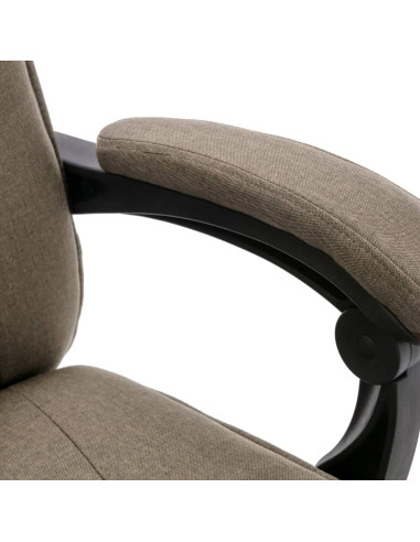 Sedia Massaggiante da Ufficio Tortora in Tessuto