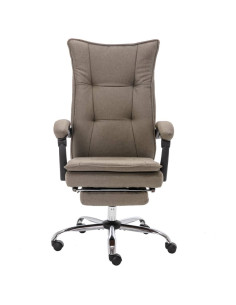 Sedia Massaggiante da Ufficio Tortora in Tessuto 2