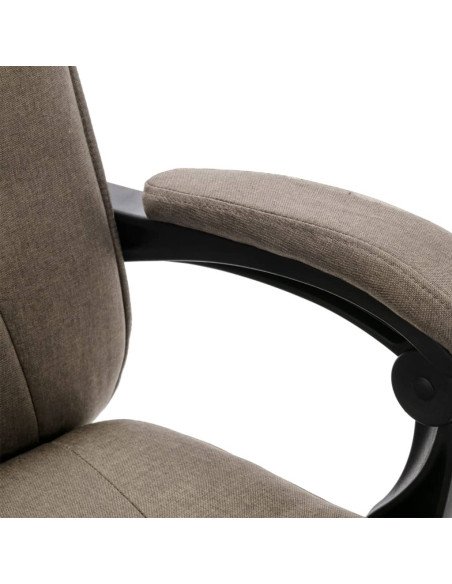 Sedia Massaggiante da Ufficio Tortora in Tessuto