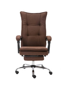 Sedia Massaggiante da Ufficio Marrone in Tessuto 2