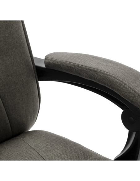 Sedia Massaggiante da Ufficio Grigia in Tessuto