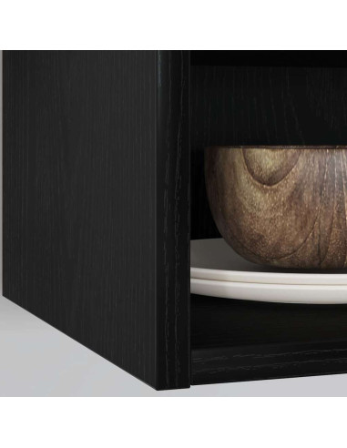 Armadio pensile Riga Rovere nero 30 x 29,5 x 60 cm