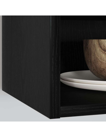 Armadio pensile Riga Rovere nero 40 x 29,5 x 60 cm