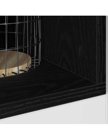 Base per Cucina Riga Rovere nero 20 x 44,5 x 81,5 cm