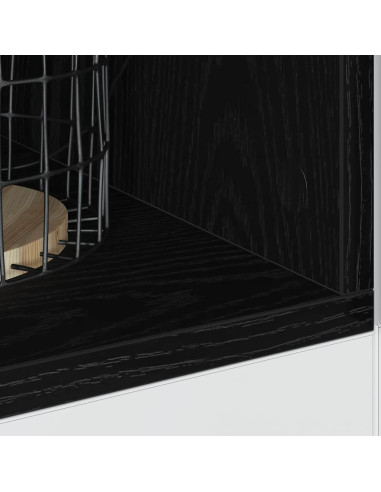 Base per Cucina Riga Rovere nero 30 x 44,5 x 81,5 cm