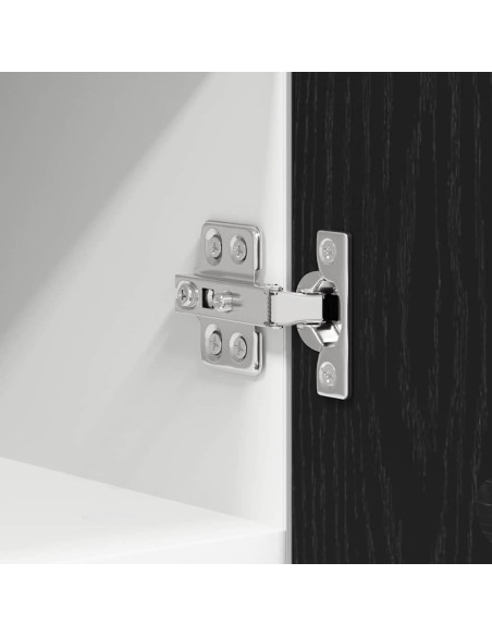 Armadio pensile Riga Rovere Affumicato e Bianco 30 x 31 x 40 cm