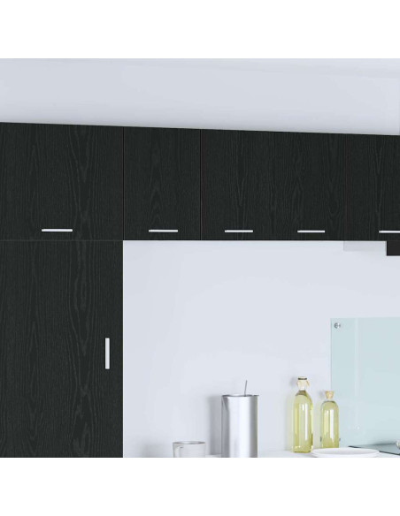 Armadio pensile Riga Rovere Affumicato e Bianco 30 x 31 x 40 cm