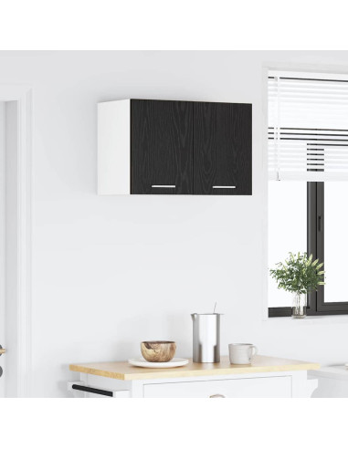 Armadio pensile Riga Rovere Affumicato e Bianco 30 x 31 x 40 cm