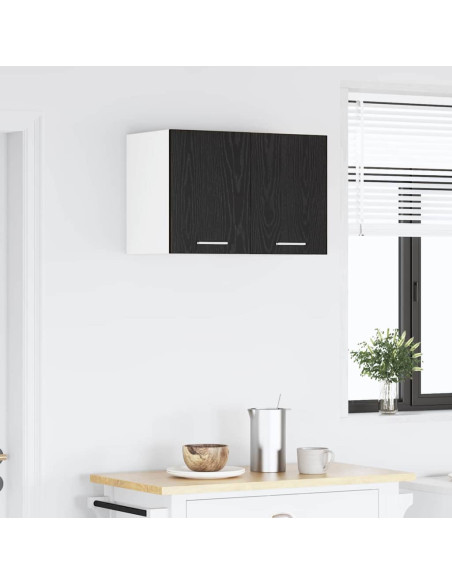 Armadio pensile Riga Rovere Affumicato e Bianco 30 x 31 x 40 cm