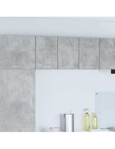 Armadio pensile Riga Grigio Cemento e Bianco 30 x 31 x 40 cm