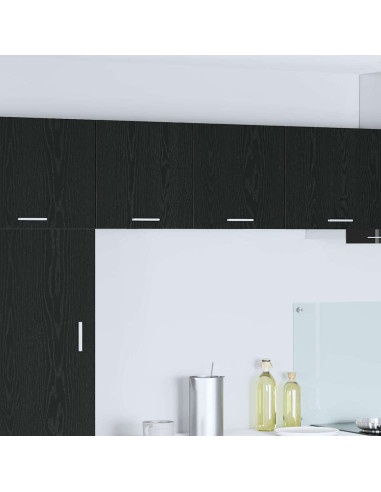 Armadio pensile Riga Rovere Affumicato e Bianco 40 x 31 x 40 cm