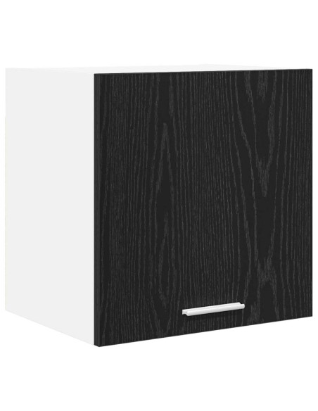 Armadio pensile con porta Riga 2 pcs Rovere Affumicato e Bianco