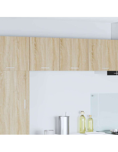 Armadio pensile Riga Quercia Sonoma e Bianca 40 x 31 x 40 cm