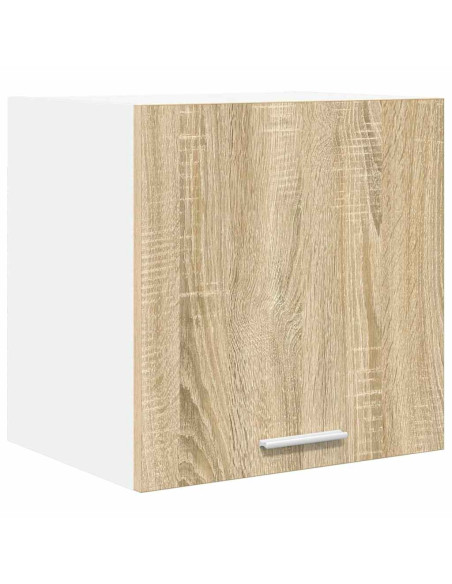 Armadio pensile con porta Riga 2 pcs Quercia Sonoma e Bianca