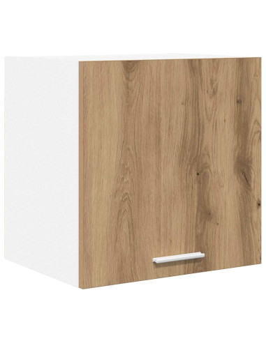 Armadio pensile con porta Riga 2 pcs Rovere Artigiano e Bianco