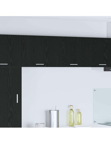 Armadio pensile Riga Rovere Affumicato e Bianco 50 x 31 x 40 cm