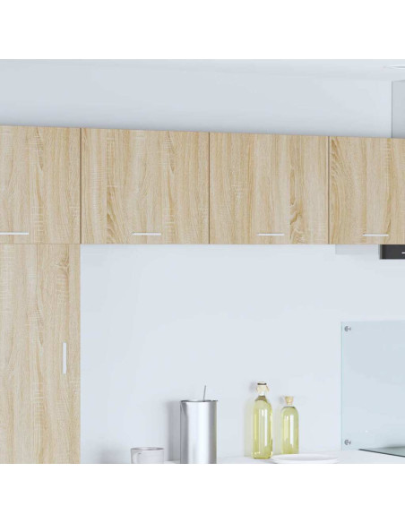 Armadio pensile Riga Quercia Sonoma e Bianca 50 x 31 x 40 cm